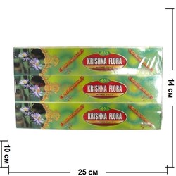 Благовония Manohar Krishna Flora (12упХ30 гр), цена за 12 упаковок - фото 84671