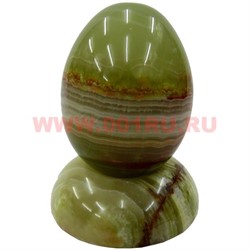 Яйцо на подставке из оникса 8 см, 12 шт\уп - фото 84910