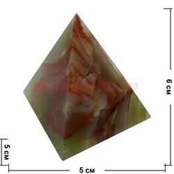 Пирамида из оникса 6 см (2 дюйма) 6 шт/уп - фото 85299