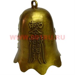 Колокольчик Гуань-Инь 12 см из бронзы - фото 85428