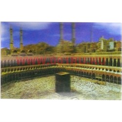 Магнит мусульманский 3-D "Мекка", цена за 10 шт - фото 85741