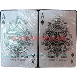 Карты игральные пластиковые в боксе, цена за 2 колоды 54 карты - фото 85773