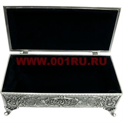 Шкатулка мельхиор прямоугольная большая "Собор" (725) - фото 85970