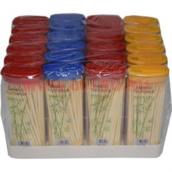 Зубочистки бамбуковые цена за 24 баночки - фото 86146