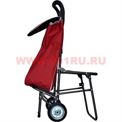 Тележка с откидным сидением (6 шт/уп) расветки сумок в ассортименте - фото 86555
