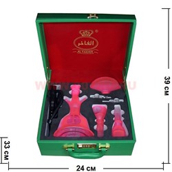 Кальян Al Fakher (ОАЭ) стеклянный в чемодане - фото 86922