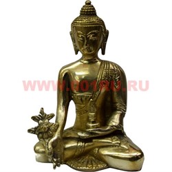 Будда 16,5 см из бронзы - фото 87956