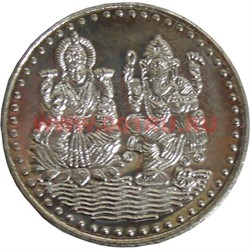 Монета индийская "Лакшми и Ганеша" - фото 88250