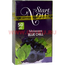 Start Now «Blue Chill» 50 грамм табак для кальяна (Иордания) Старт Нау Черника с мятой - фото 88453