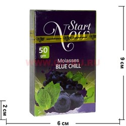 Start Now «Blue Chill» 50 грамм табак для кальяна (Иордания) Старт Нау Черника с мятой - фото 88455