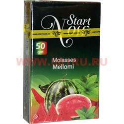 Start Now «Mellomi» 50 грамм табак для кальяна (Иордания) Старт Нау Арбуз с мятой - фото 88507