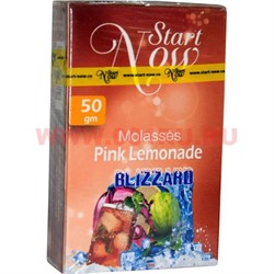 Start Now «Pink Lemonade Blizzard» 50 грамм табак для кальяна (Иордания) Старт Нау Лимонад со льдом - фото 88521