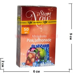 Start Now «Pink Lemonade Blizzard» 50 грамм табак для кальяна (Иордания) Старт Нау Лимонад со льдом - фото 88523