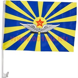 Флаг ВВС СССР 30х45 с креплением на машину, 12 шт/бл - фото 88887