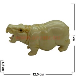 Бегемот "под кость" (12,5 см длина) - фото 89417