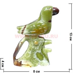 Попугай из оникса 13 см (5 дюймов) - фото 89512