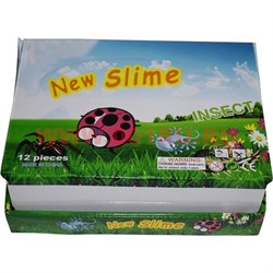 Лизун-пердушка с насекомыми 12 шт/уп - фото 89673