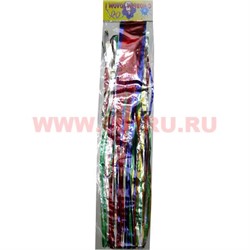 Елочное украшение "Дождик разноцветный" цена за 10 шт - фото 89914