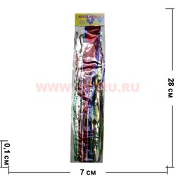 Елочное украшение "Дождик разноцветный" цена за 10 шт - фото 89915