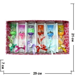 Свеча гелевая с подсветкой GL-1319, 6 цветов,цена за 72шт - фото 90071