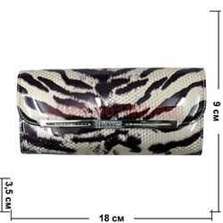 Кошелек женский Gesi, на кнопке, цвета в ассортименте, лак - фото 90130