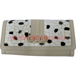 Кошелек женский Fran Diar "под камень" на кнопке, цвета миксом - фото 90153
