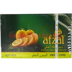 Табак для кальяна Afzal 50 гр "Сладкий Лайм" (Индия) Sweet Lime (табак афзал) - фото 90458