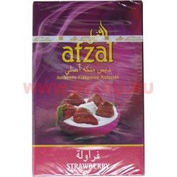 Табак для кальяна Afzal 50 гр "Клубника" (Индия) Strawberry (табак афзал) - фото 90585