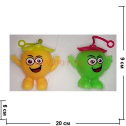 Игрушка Яблоко пищащее цена за 16 шт - фото 90882