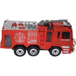 Пожарная машина Fire Truck музыкальная игрушка на батарейках - фото 91328