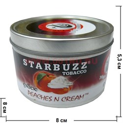 Табак для кальяна оптом Starbuzz 100 гр "Персик со сливками" (USA) - фото 92529