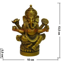 Ганеша из полистоуна (JN-147) 13,5 см высота (60 шт/кор) - фото 92561