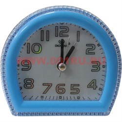 Часы будильник кварцевые круглые - фото 92809