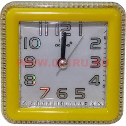 Часы будильник кварцевые квадратные - фото 92813