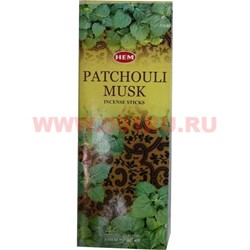 Благовония HEM "Пачули+Мускус", цена за уп из 6 шт - фото 92908