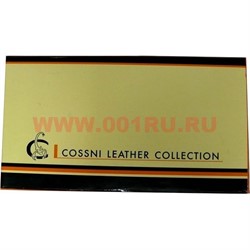 Кошелек Cossni, натур.кожа лакированный, цвет оливковый - фото 93618