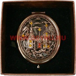 Зеркало косметическое, карманное, металлическое  (Z-1977) - фото 93704