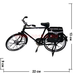 Зажигалка газовая "Велосипед" черный - фото 94036