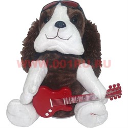 Игрушка музыкальная "собака с гитарой", 24 шт/кор - фото 94088