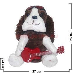 Игрушка музыкальная "собака с гитарой", 24 шт/кор - фото 94089