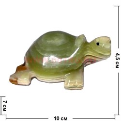 Черепаха 10 см, оникс (4 дюйма) - фото 94091