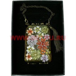 Зеркало косметическое, карманное, металлическое  (Z-1933) - фото 94157