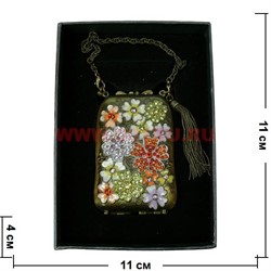 Зеркало косметическое, карманное, металлическое  (Z-1933) - фото 94159