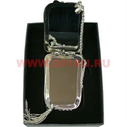 Зеркало косметическое, карманное, металлическое  (Z-1935) - фото 94168