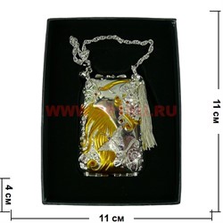 Зеркало косметическое, карманное, металлическое  (Z-1935) - фото 94169