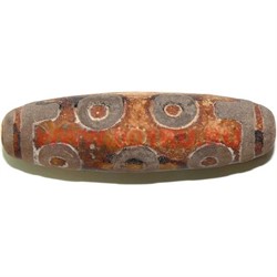 Бусина Дзи "10 глаз" 7,3 см - фото 94236