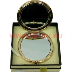 Зеркало косметическое, карманное со стразами  (Z-1357) - фото 94246