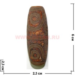 Бусина Дзи "8 глаз" 6 см - фото 94348