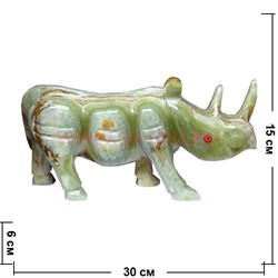 Носорог 15см, оникс (12 дюймов) - фото 94387