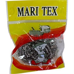 Нержавеющая мочалка Mari Tex для чистки посуды, цена за 12 штук - фото 94601